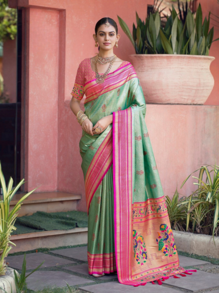 Exclusive Collection Of Nath Paithani