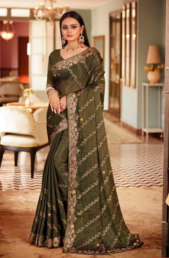 Heavy Border Designer Saree