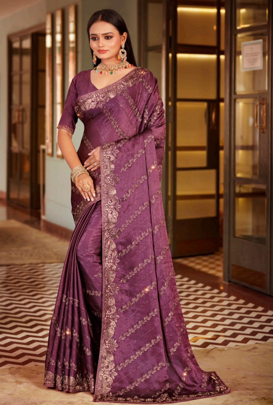 Heavy Border Designer Saree