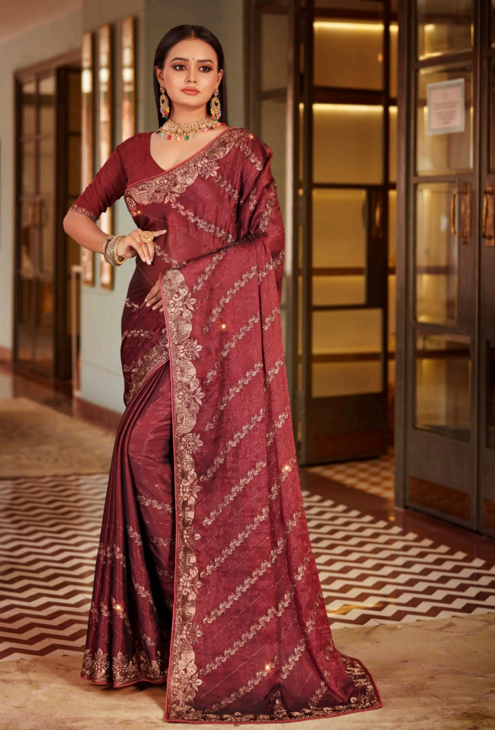 Heavy Border Designer Saree