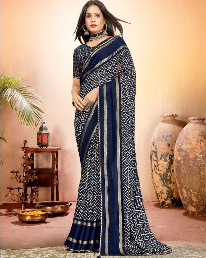 Elegant Trendy Daily Wear Saree