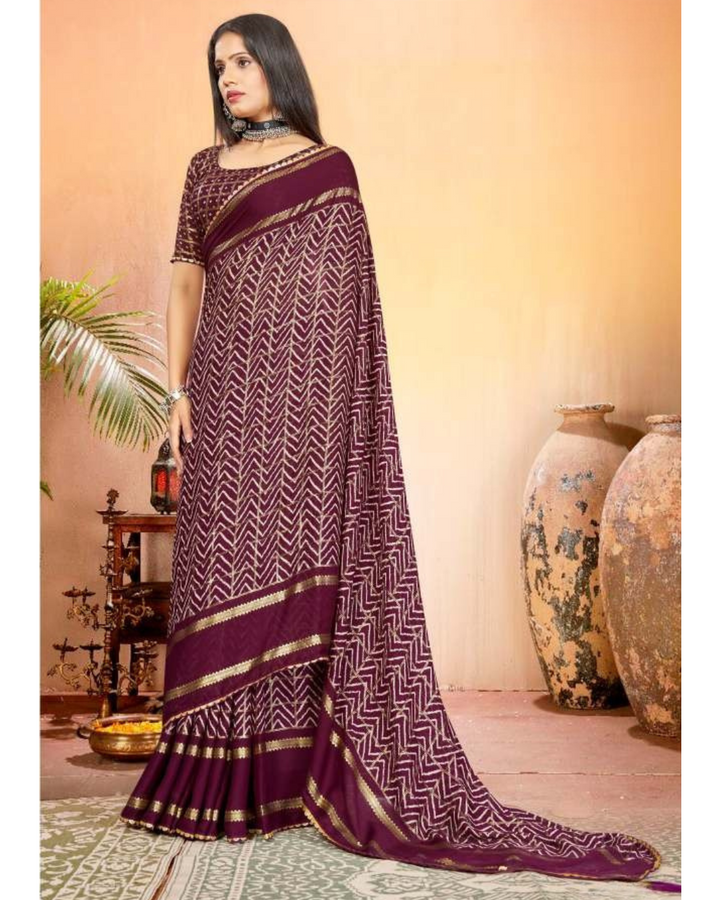 Elegant Trendy Daily Wear Saree