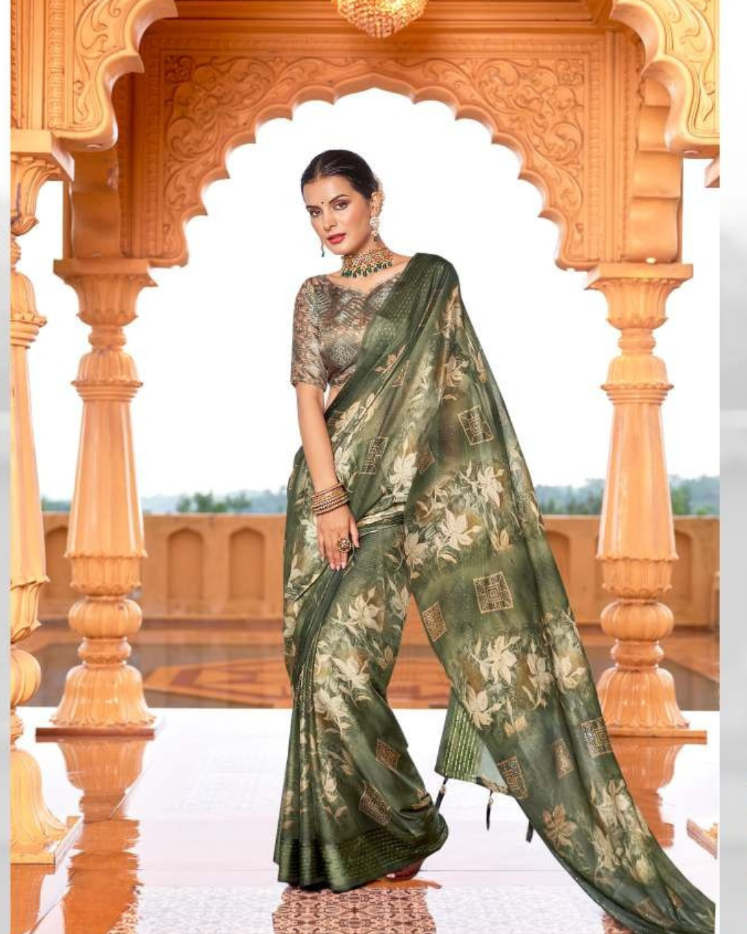 Exclusive Daily Wear Chiffon Sarees