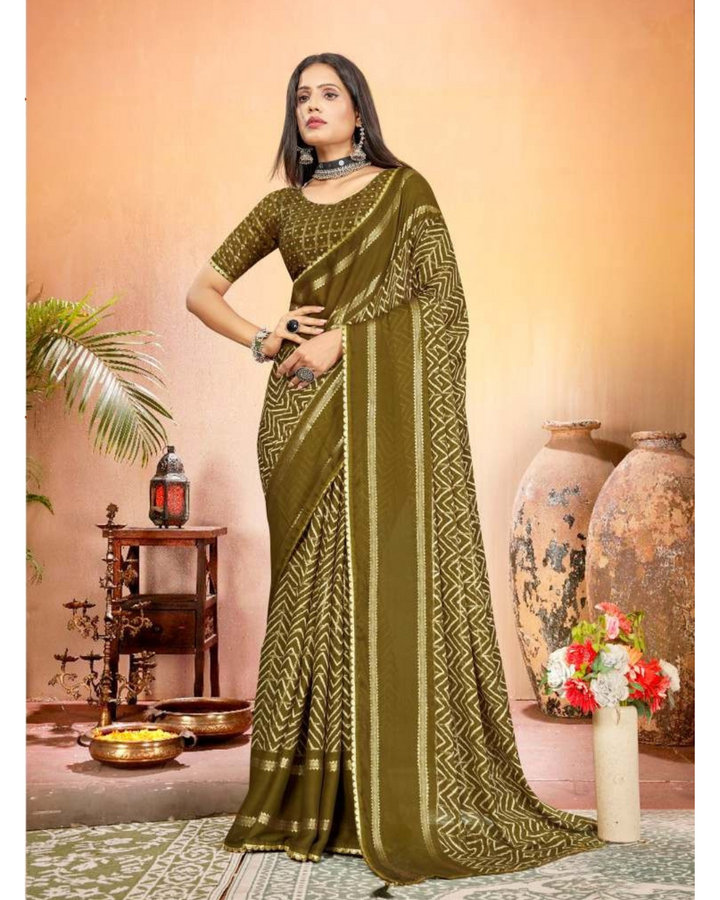 Elegant Trendy Daily Wear Saree