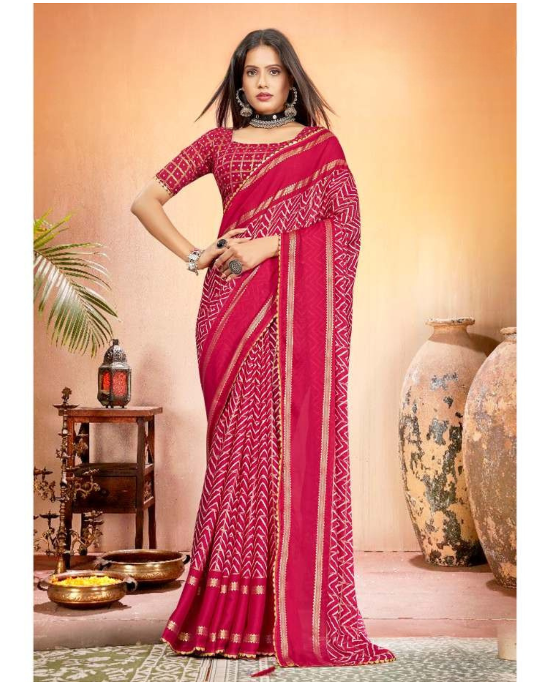 Elegant Trendy Daily Wear Saree